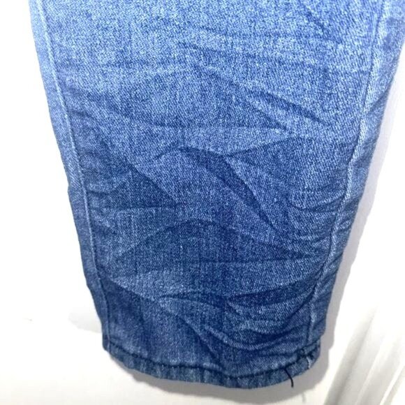 Elastic Waist Denim Jogger Jeans XXL Relaxed Fit Blue Wash Drawstring Waistband - Picture 5 of 12